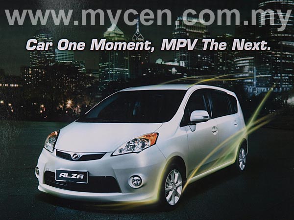 Perodua ALZA MPV launch