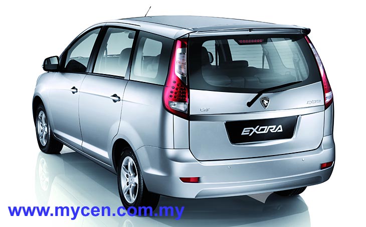 New Proton Exora MPV Rear-Side View