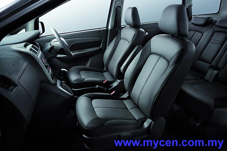 New Proton Exora Front Seats View