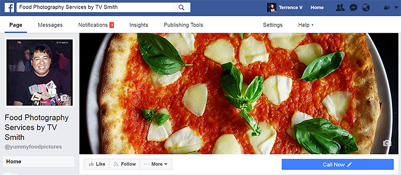Food Photography Facebook Psge